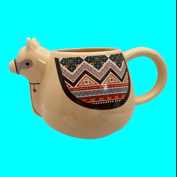 Thumbs Up! Lamapot Mug Cup Llama Shape SW Style American Novelty Camel - Picture 2 of 10